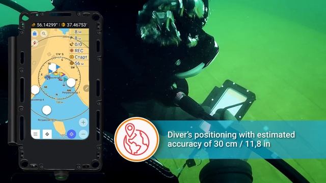 Aquatab + RedWave Underwater GPS смотреть онлайн