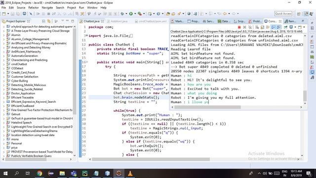CHAT BOT - JAVA смотреть онлайн