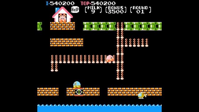 Вспоминаем детство-Игра NUTS & MILK (NES 1983) / Орехи и Молоко-Ностальгируем вместе/Все хаки смотреть онлайн