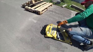 Как сделать лежачего полицейского своими руками??!