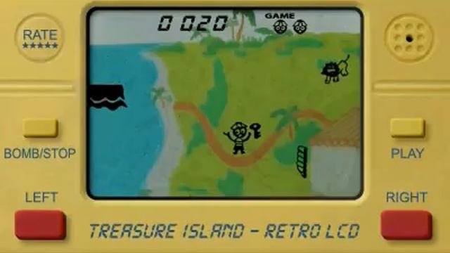 Treasure Island LCD Retro game for Android смотреть онлайн