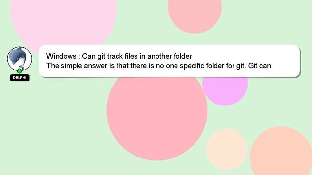 Windows : Can git track files in another folder смотреть онлайн