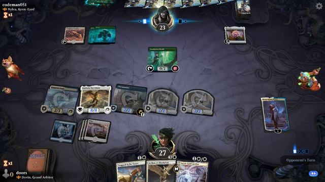 MTGA Brawl Dovin Flyers vs Nylea Devotion смотреть онлайн