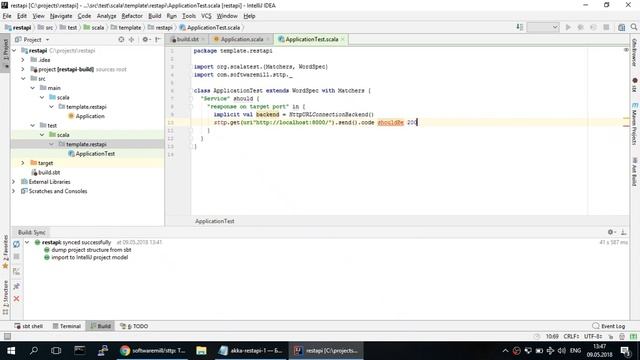 Akka HTTP часть 1. Разработка веб-сервиса. смотреть онлайн