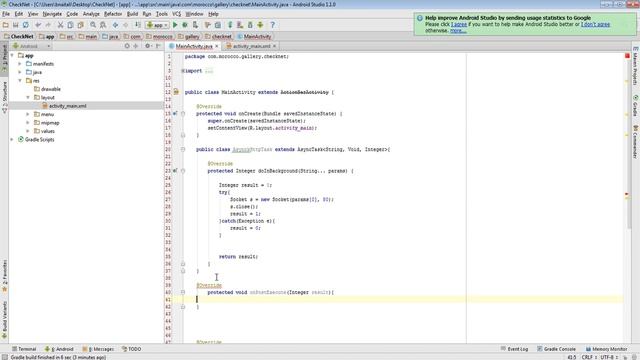 Android : check Internet connection смотреть онлайн