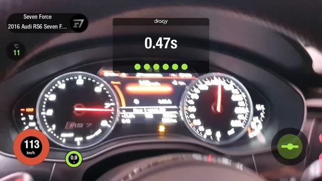 Audi RS7 C7 Seven Force Stage 4 1200+ Hp Acceleration