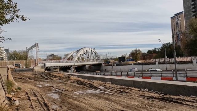 МЦД-4. Строительство новых мостов от Нижегородской до Курской. ИнформативноНеинформативное видео. смотреть онлайн