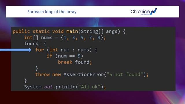 Breaking a code block in Java смотреть онлайн