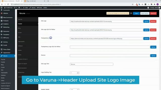 How to Upload Site Logo - Varuna WordPress MultiPurpose Community Theme смотреть онлайн