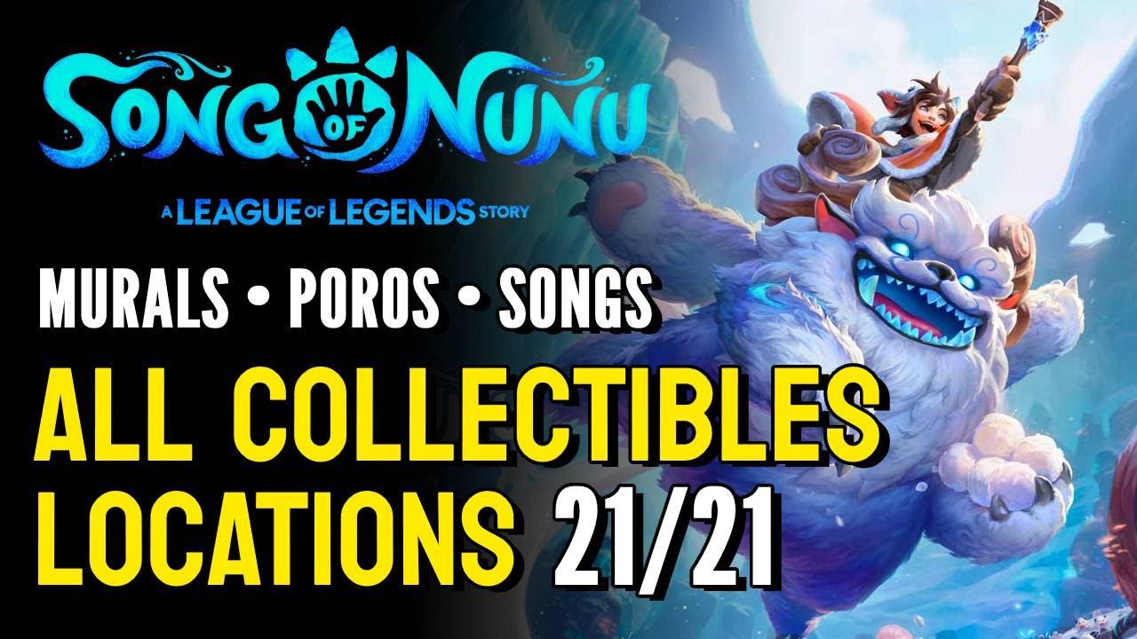 Song of Nunu - All collectibles Locations - Murals Poros Songs - A League of Legends Story смотреть онлайн