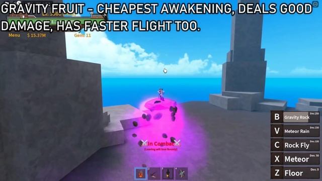 All FRUITS DAMAGE AND SHOWCASE! | King Legacy