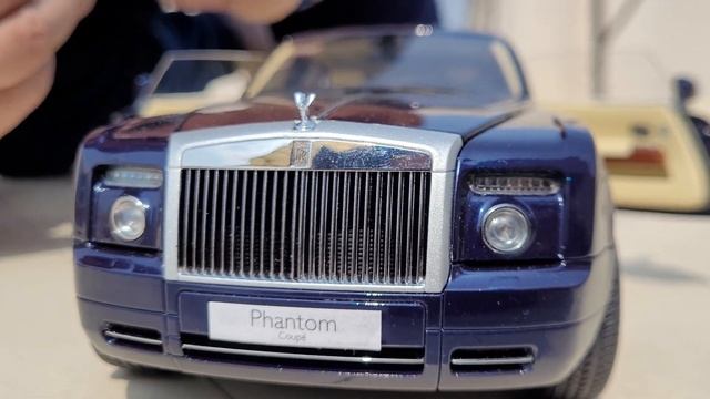 1/18 ROLLS ROYCE PHANTOM COUPE - PEACOCK BLUE- SCALE MODEL BY KYOSHO #kyosho #rollsroyce #diecastca