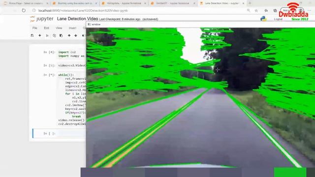 How to detect lines in a video using opencv part 1 | Opencv Tutorial смотреть онлайн