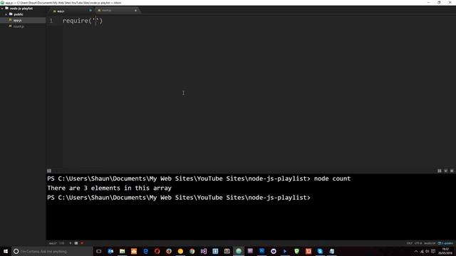 Node JS Tutorial for Beginners #6 - Modules and require() смотреть онлайн