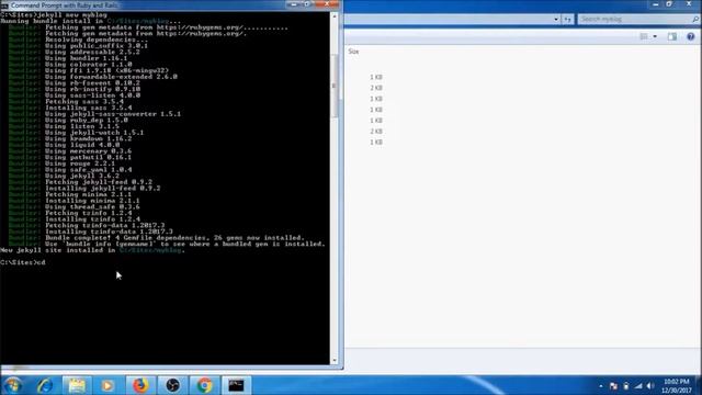 Generating a Blog Site with Jekyll | Jekylling on Windows #2 смотреть онлайн