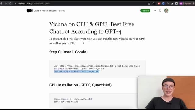 Run Vicuna on Your CPU & GPU | Best Free Chatbot According to GPT-4 смотреть онлайн