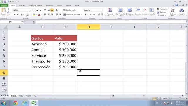 CURSO BÁSICO DE EXCEL 2010: Filas, columnas, celdas y cómo cambiar el formato de celdas смотреть онлайн