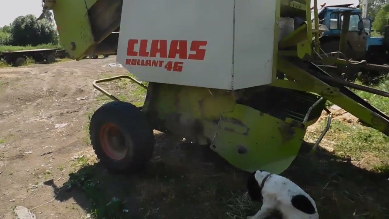 Рулонник CLAAS ROLAND 46 обзор! смотреть онлайн