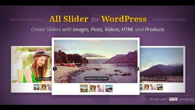 Preview AllSlider - WordPress Responsive Slider Carousel смотреть онлайн