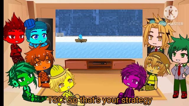 AvM Stickman And MHA React To Ultimate Minecart Race- Animation Vs. Minecraft Ep. 31