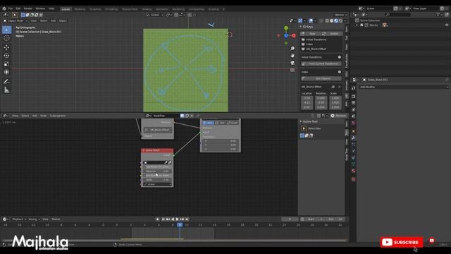 Minecraft - Landing Effect with Animation Nodes in blender 2.9 #Tutorial смотреть онлайн