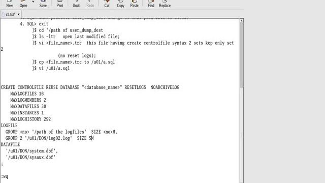 oracle db controlfile management Database смотреть онлайн