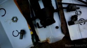 АУДИ 80 Б4 ПЕРЕБОРКА ЗАДНЕГО СУППОРТА.B4 AUDI 80  «repair of rear brake caliper»