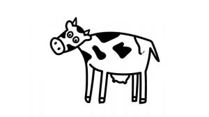 Как нарисовать КОРОВУ / Раскраска КОРОВА / How to draw a COW / COW coloring Book / Краски Раскраски