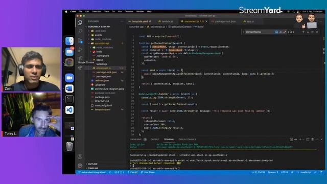 AWS WebSocket Integration with SAM Pt.3 смотреть онлайн