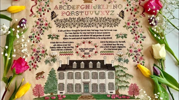 41. Sampler finishes Georgia ~ A Time Forever Gone, Sarah’s Pin Cushion, Sampler Roll