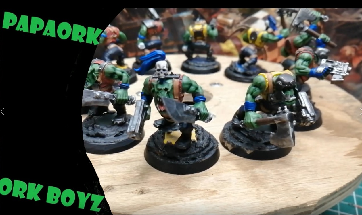 Сборка и покрас Ork Boys часть 1