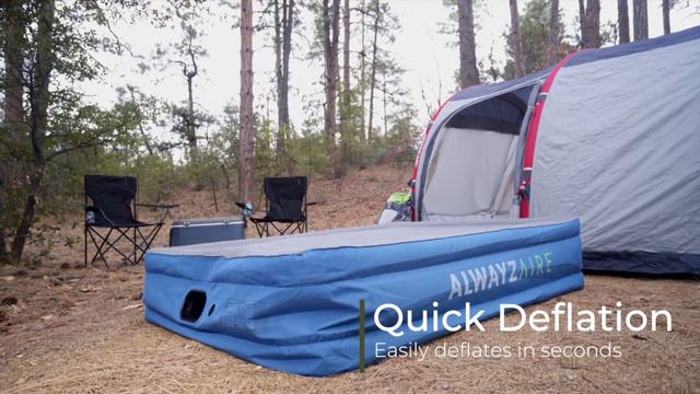 Matelas gonflable Bestway Pavillo AlwayzAire FortechAirbedQueen - Présentation et démonstration - E смотреть онлайн