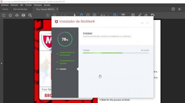How to install a McAfee livesafe corporate license?