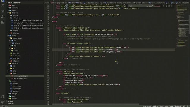 Laravel Tutorial - Auto Scrollable Section Using HTML смотреть онлайн