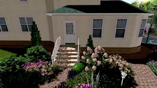 Ландшафтный дизайн участка в пейзажном стиле. смотреть онлайн