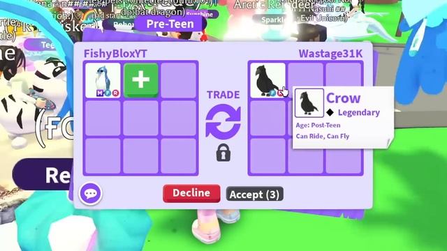 Trading MEGA DIAMOND KING PENGUIN in Adopt Me! смотреть онлайн