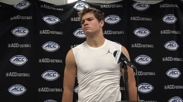 UNC Football: QB Drake Maye GT Postgame Interview смотреть онлайн