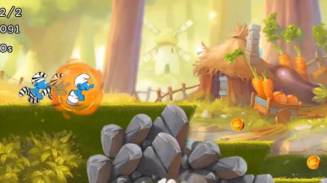 The Smurfs Epic Run Best Gameplay Story for Kids смотреть онлайн
