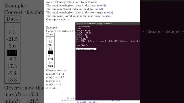 Range Normalisation/Scaling 2/4: PHP Script for Range Normalisation смотреть онлайн