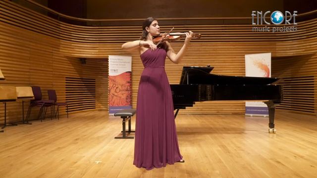 BACH : Solo Sonata No.1, Adagio : Eleonora De Stefano, Violin@EncoreMusicProjects2022