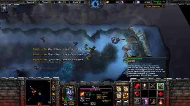 [WarCraft 3] Twilight's Eve ORPG Final ► Part 3 | Druid LvL 20-40 ♦ Farming in Dungeon ║ORPG #6║ смотреть онлайн