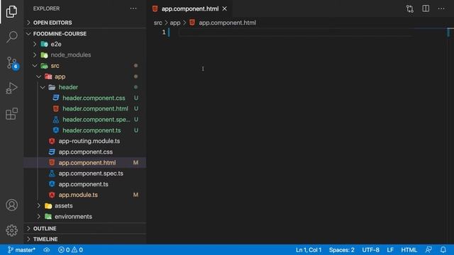 Build Your First Food Website Using ANGULAR - Part 1 - Create Header Component - Angular Part смотреть онлайн