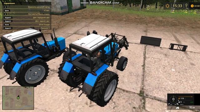 МТЗ 82.1 Беларус для Farming simulator 2015 смотреть онлайн