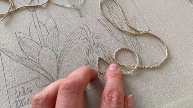 Вышивка канителью. смотреть онлайн