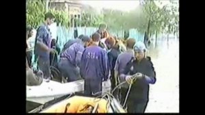 Новороссийский поисково-спасательный отряд.
Армавир, наводнение 2002 г.