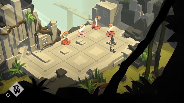 Lara Croft GO - Chapter #2: The Maze of Snakes смотреть онлайн