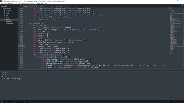 Improvement for the Timer | Python Minesweeper Minigame смотреть онлайн