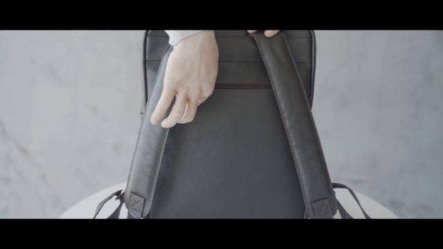 Кожаный рюкзак мужской "Smart" (Коричневый) смотреть онлайн