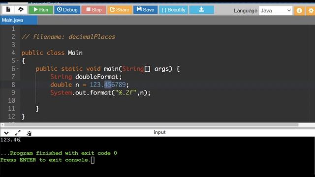 Java Abstract Lesson 04) Decimal Places смотреть онлайн