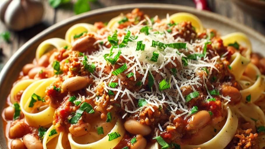 Рецепт приготовления Паста с фасолью по-венгерски смотреть онлайн